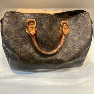 Authentic Louis Vuitton Classic Monogram Speedy 30